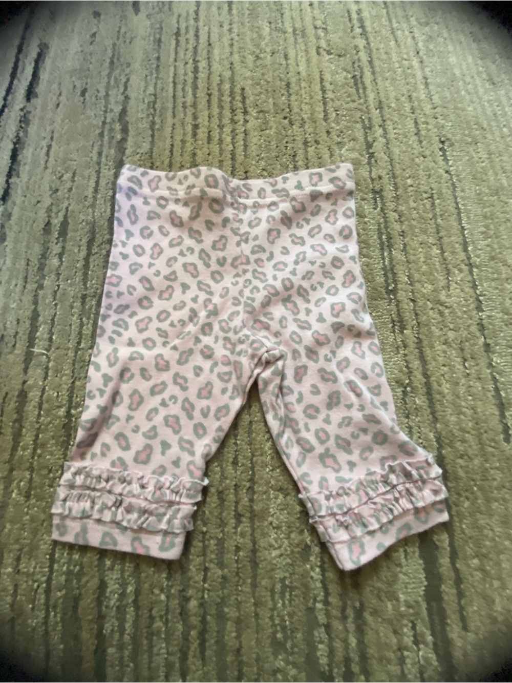 Cheetah print baby leggings